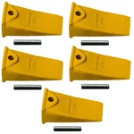 X156 Hensley Style Standard Bucket Teeth With P156 Roll Pins (set Of 5). Fixed Price $79.99.