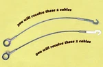 (2) Yale 900488838 Brake Shoe Adjusting Cables Fg/fd Series Hyster Xm, Xl. Fixed Price $20.00.