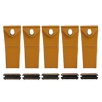 Carbon Steel Bucket Teeth For Bobcat Mini Excavators Skid Steers 6737325 New. Fixed Price $63.36.