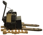 Crown 40GPW-4-14 Electric Walkie Pallet Jack. Fixed Price $550.00.