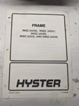 Hyster Fork Lift Truck Service Manual Frame Group Only B60Z W60Z W65Z B80Z W80Z. Fixed Price $33.75.