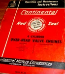 Continental G4193 Ohv 4-CYLINDER Engine Owner Operator & Maintenance Manual Xz. Fixed Price $72.61.