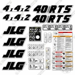 Fits Jlg 40RTS Decal Kit Scissor Lift Warning Sticker Set With LOGOS-3M Vinyl!. Fixed Price $194.95.