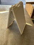 A-frame 24X36 Aframe Sidewalk Sandwich Board Deluxe Signicade Quality. Fixed Price $67.67.