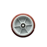 Scc 8" Polyolefin Wheel Only W/roller Bearing 1/2" BORE-800 Lbs Cpty. Fixed Price $25.48.