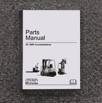 Crown SC-4000 SC4040-40 SC4040-35 Forklift Truck Parts Catalog Manual Book. Fixed Price $124.74.