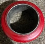 Superior 6" X 10-1/2" Poly Load Wheel Red M001016516 Replacement Forklift. Fixed Price $107.99.