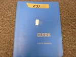 Clark C500-120 Industrial Cushion Tire Forklift Truck Parts Catalog Manual. Fixed Price $124.74.