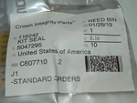 New Crown Integrity 116242 Seal Repair Kit - Brake Manifold Forklift Part. Fixed Price $49.95.