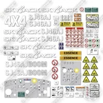 Skyjack SJ46AJ Essence Version Decal Kit Articulating Boom Lift - Aftermarket. Fixed Price $259.95.