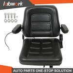 Labwork Universal Forklift Seat Pvc Tractor Foldable Armrests Safety Switch. Fixed Price $65.17.