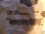 Harley Fxd Dyna Front Engine Mounting Bracket Kit 47226-90A. Fixed Price $39.95.