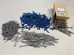 4 Lbs Flat Head Phillips Screws Masonry Blue, Crown Bolt Mixed Lot. Fixed Price $19.99.