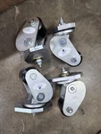 Box Of 4) Larcaster CM920-70A Forklift Stabilizing Wheel Made The Usa. Fixed Price $437.93.