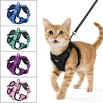 Pigo Cat Harness & Leash Escape Proof Soft Adjustable Vest Breathable Reflective. Fixed Price $19.98.