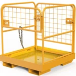 Forklift Safety Cage X36 1150LB Capacity Heavy Duty Steel Yellow Yintatech. Fixed Price $259.99.