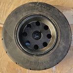 Trelleborg 300X85-170 Press On Tire With Unidentified Black Wheel 85-170/300. Fixed Price $96.99.