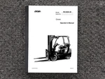 Crown Forklift RC3020-30 Operator Owner Maintenance Manual. Fixed Price $99.16.