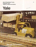 Fork Lift Truck Brochure Yale 10-14000 Lb Gas Pneumatic C1972 (LT19). Fixed Price $11.56.
