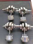 Oem Stihl Chainsaw Crankshaft Piston Assembly Lot Fag Bearings 1128 1129. Fixed Price $225.00.