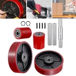 Pallet Jack Truck Wheels Replacement Kit 20MM Id Bearings Steer Load. Fixed Price $57.99.