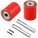 Pair Of Pallet Jack/truck Wheels X 3.75" 74.5 93MM With Preinstalled Be.... Fixed Price $71.51.