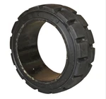 (qty 2) 16X6X10.5 Forklift Tire Press-on Black Traction. Fixed Price $489.99.