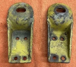 Original Pair Vintage Caterpillar Bulldozer Light Brackets Mounts 2B4551 #1. Fixed Price $139.97.