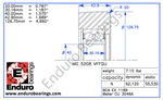 Mast Guide Forklift Bearing Enduro Mg 5208 Vffqu Hyster 1399203. Fixed Price $62.00.