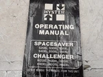 Hyster Operating Manual Spacesaver/challenger S25-60XL H25-60XL. Fixed Price $40.00.