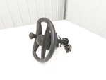 Hyster 8808585 Forklift Steering Wheel & Bracket Assembly Removed From E80XN. Fixed Price $154.98.
