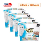 120 Cans, Fancy Feast All Life Stages Cat Wet - Grilled, Seafood, 3 Oz. Fixed Price $67.34.