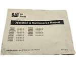 Caterpillar Forklift Operation & Maintenance Manual Model P3000 - P7000 Used. Fixed Price $75.00.
