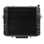 Fits Toyota Fork Lift Radiator 16410U113071A W/ Oil Cooler On 9" Centers. Fixed Price $634.15.