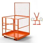 Vevor Forklift Safety Cage 48.2X 45.2 In Man Basket With Harness. Fixed Price $379.90.