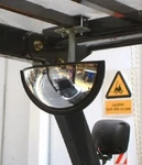 Forklift Golf Cart Tractor Panoramic Mirror Food Grade Steel Holder ER014. Fixed Price $29.50.