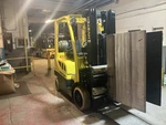 2019 Hyster 5000 Lb Forklift With Carton Clamp And 3 Stage Mast. Fixed Price $15999.00.