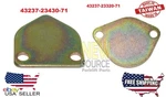 43237-23430-71 + 43237-23320-71 Toyota Forklift Steer Axle Plate Set Taiwan. Fixed Price $33.50.