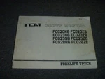 Tcm FCG20N6 FCG23N6 FCG25N6 FCG28N6 Forklift Truck Parts Catalog Manual Xz. Fixed Price $103.24.