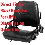 *komatsu* Folding Forklift Seat *allis Chalmers* Clark *caterpillar* Toyota. Fixed Price $185.00.