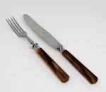 Firestone Trading Co Stainless Dinner Knife Fork Set Solingen Germany. Fixed Price $19.89.