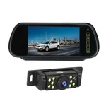 7" Touch Button Monitor Mirror Auto Rear View Reverse Backup Camera Night Vision. Fixed Price $46.99.