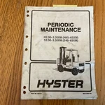 Hyster H45-65XM S40-65XM Periodic Maintenance Manual Forklift Truck Guide Book. Fixed Price $39.99.