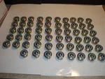 58 Qty - Kietek Ball Transfers Conveyor Belt. Fixed Price $79.95.