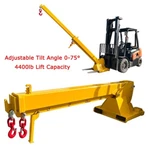 4400LB Capacity Forklift Crane Lifting Hoist Adjustable Boom Length 7-12FT 0-75. Fixed Price $2539.80.