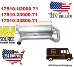 17510-U2000-71 17510-23800-71 Toyota Forklift Muffler Series. Fixed Price $144.00.