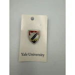 Lot Of 10 Yale University Crest Shield Lapel Pins - 8 New On Card. Fixed Price $60.00.