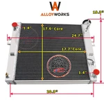 16410U220071 3 Row Aluminum Radiator 1990-2011 Toyota Forklift 16410U220171. Fixed Price $159.00.