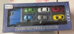 Temi Transport Cars Carrier Set Toys W/play Mat, Die-cast Vehicles Truck Alloy. Fixed Price $24.20.