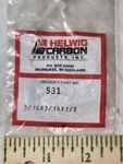 Helwig Carbon Motor Brush Set Of 2, 531 3/16X3/16X1/2. Fixed Price $19.99.